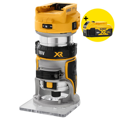 DeWALT DCW600N-XJ 18V XR BL accu kantenfrees (body), foto 2 van 3