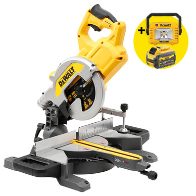 DeWALT DCS777N-XJ 54V Flexvolt accu afkort- & verstekzaag machine (body), foto 2 van 3