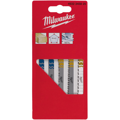 Milwaukee decoupeerzaagbladen set geschikt voor hout en metaal, foto 2 van 3