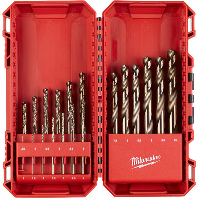 Milwaukee metaalboren set HSS-GC RED Cobalt, foto 2 van 3