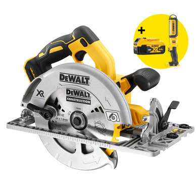 DeWALT DCS572NT-XJ 18v XR BL accu cirkelzaag (body), foto 2 van 3