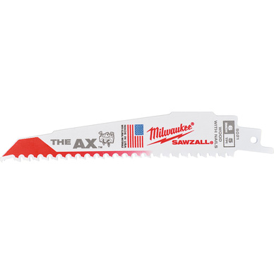 Milwaukee reciprozaagblad Sawzall hout The AX, foto 2 van 3