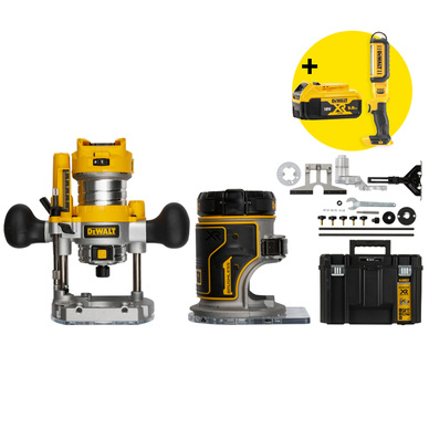 DeWALT DCW604NT-XJ accu freesmachine (body), foto 2 van 3