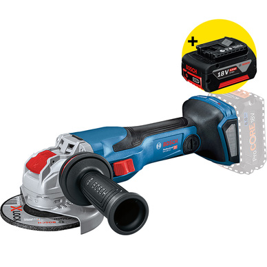 Bosch Bi-Turbo GWX 18V-15 C accu haakse slijpmachine (body), foto 2 van 3