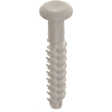 Nylon plintnagels wit, foto 2 van 3