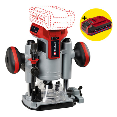Einhell TP-RO 18 Li BL Solo accu bovenfrees (body), foto 2 van 3