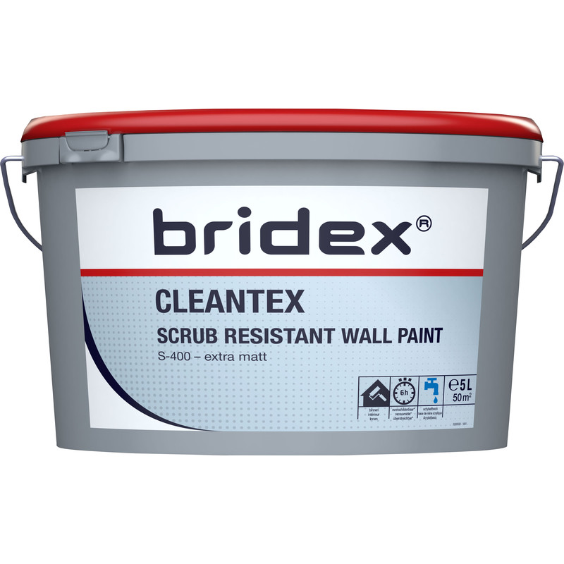 Bridex Cleantex muurverf afwasbaar extra mat