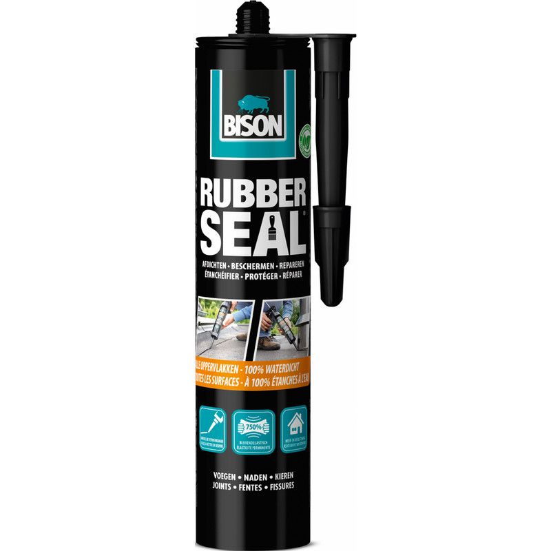 Lada vanavond slaaf Bison Rubber Seal reparatie pasta Koker 310g - Toolstation