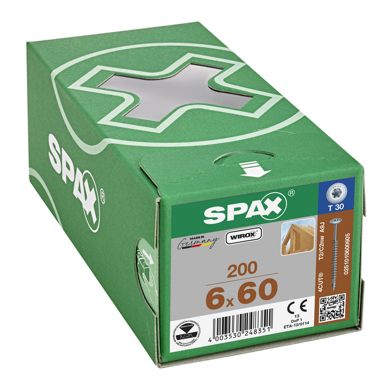 Spax universele schroeven tellerkop voldraad