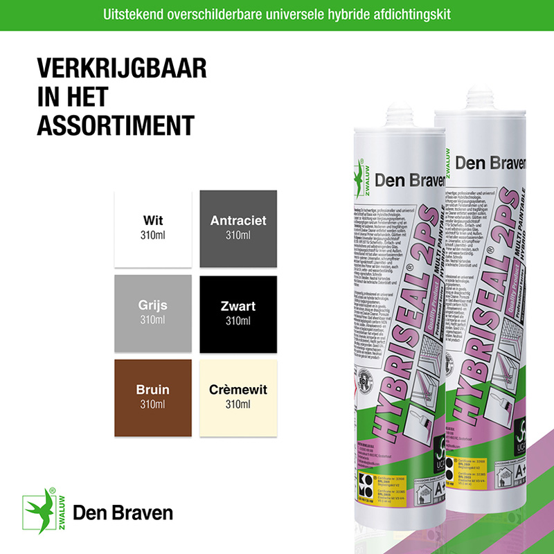 Zwaluw / Zwaluw hybriseal-2PS beglazingskit
