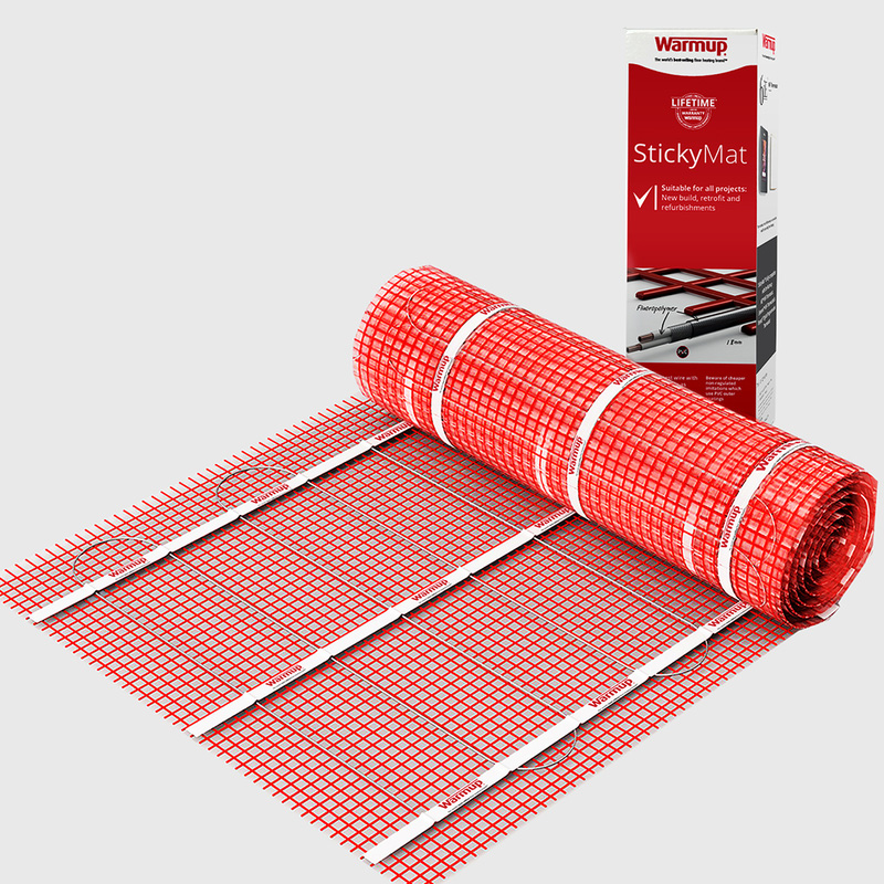 WarmUp StickyMat elektrische vloerverwarming mat 150W/m²