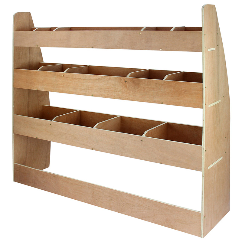 Monstershop / Bedrijfswageninrichting hout met vakken