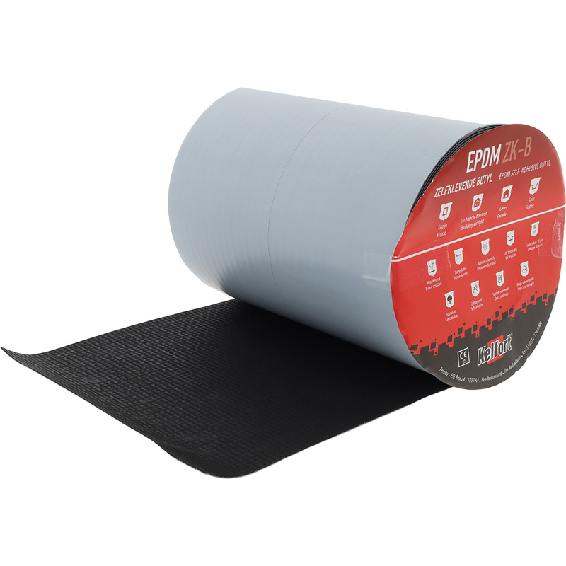 Kelfort / Kelfort EPDM Folie zwart zelfklevend-butyl