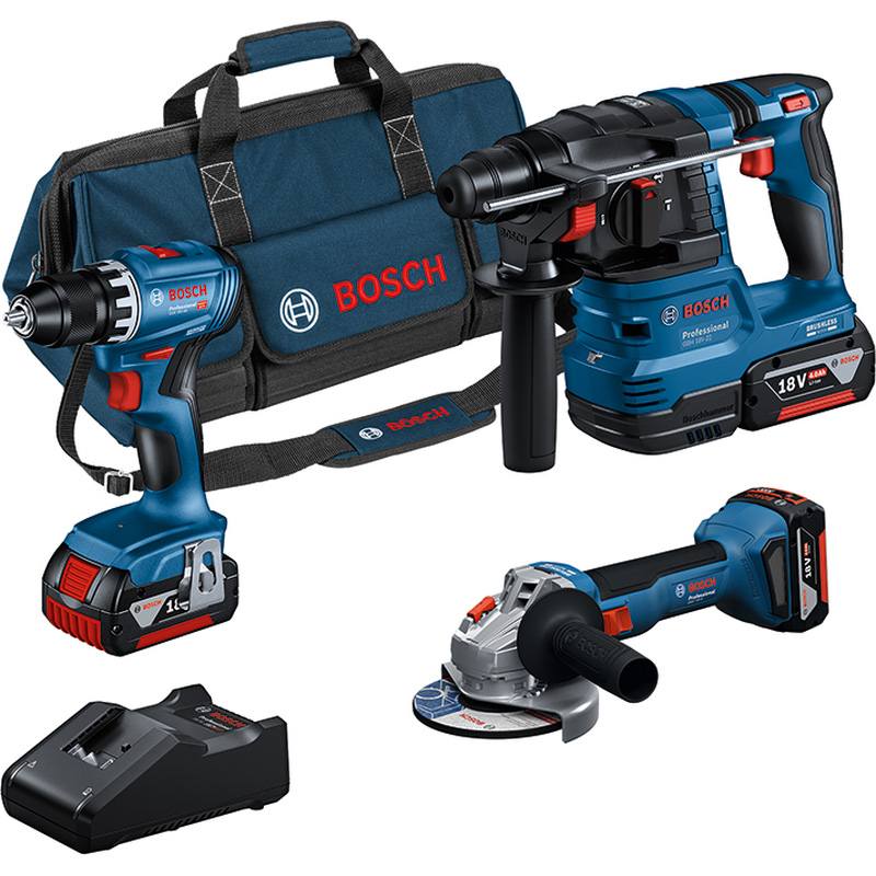 Bosch / Bosch 18V GSR + GBH + GWS combopack