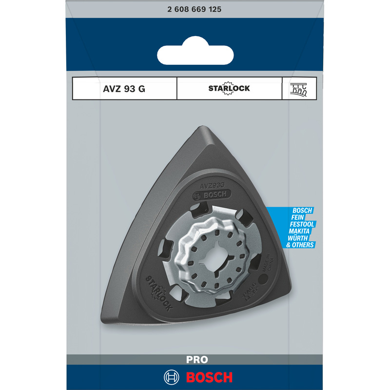 Bosch / Bosch Starlock schuurplateau adapter