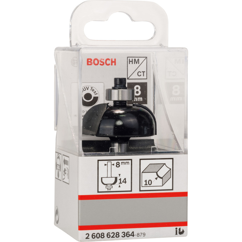 Bosch halfrondprofielfrees met lager