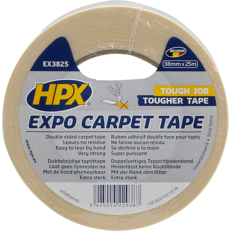 HPX dubbelzijdig expo tapijttape