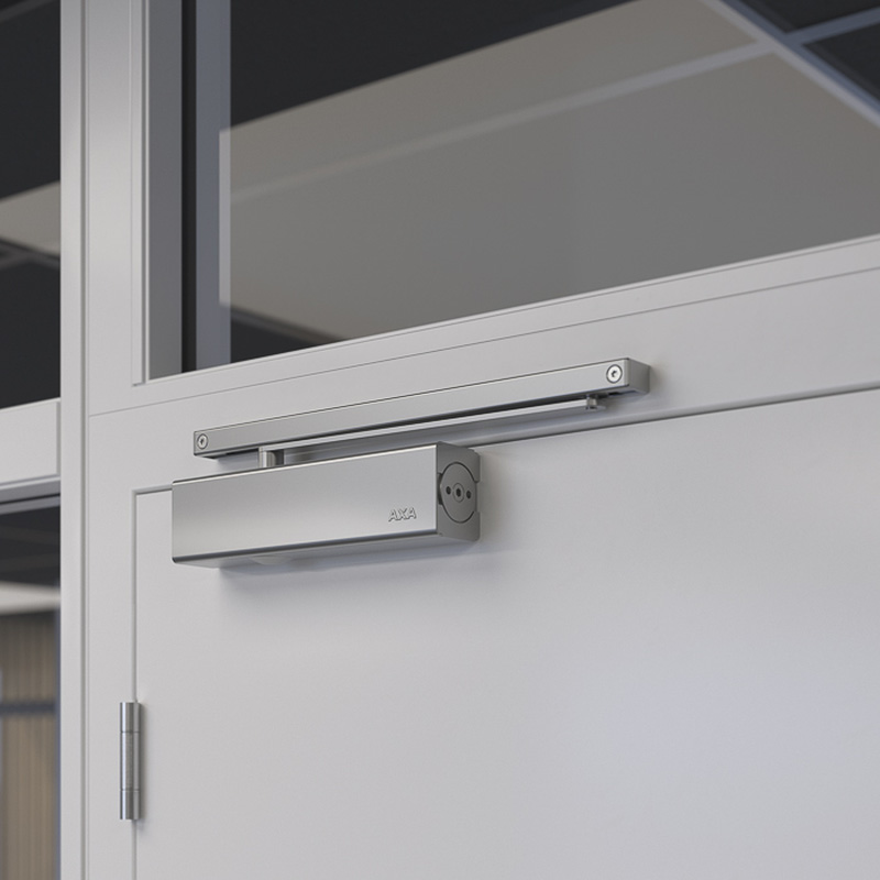 AXA / AXA deurdranger met glijarm en afdekplaat