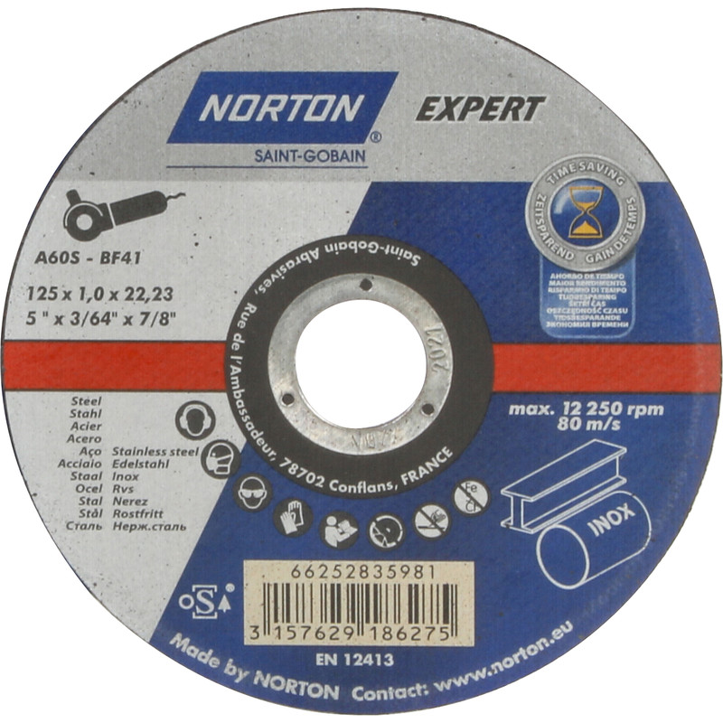 Nog steeds ik ben trots Aantrekkingskracht Norton Expert doorslijpschijven staal/inox| Toolstation.nl