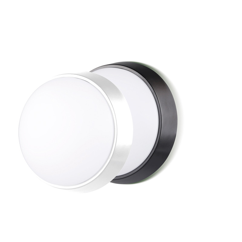 Luceco rond LED buitenlamp zwart/wit