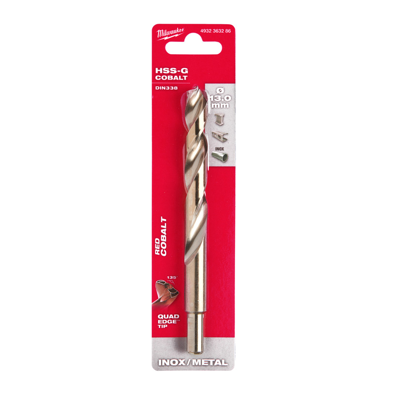 Milwaukee metaalboor HSS-GC RED Cobalt