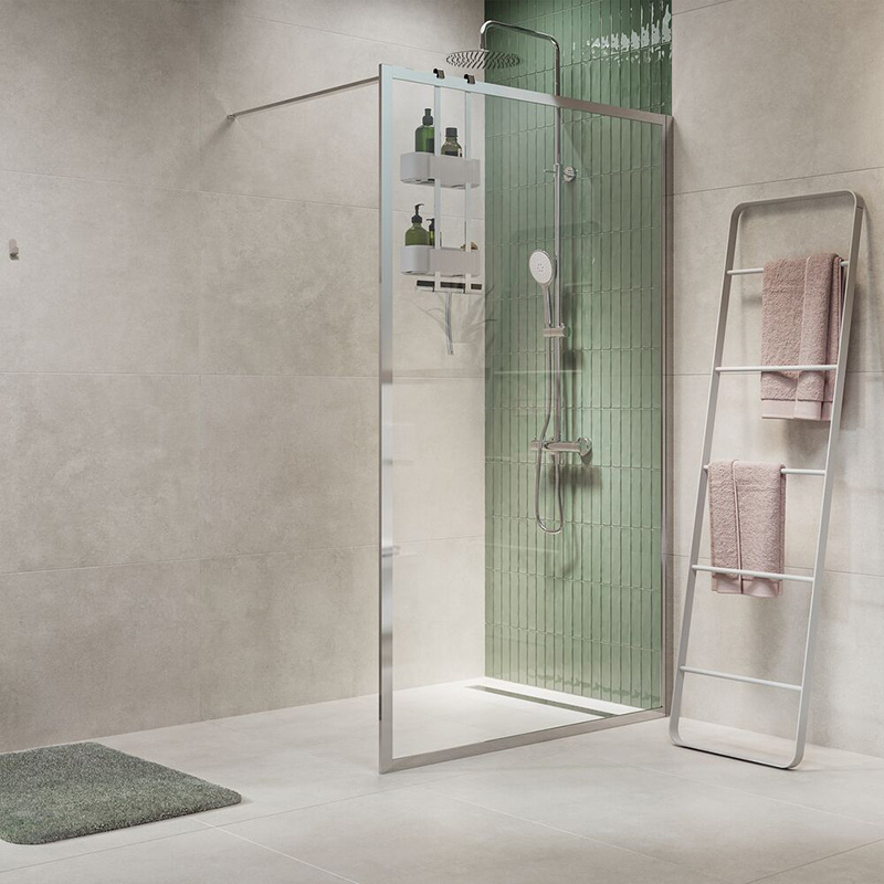 Sealskin / Sealskin Contour inloopdouche type A3 118x200cm, 6mm helder veiligheidsglas met antikalklaag