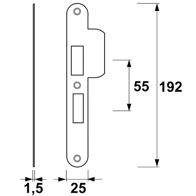 AXA / AXA sluitplaat veiligheidsslot SKG**