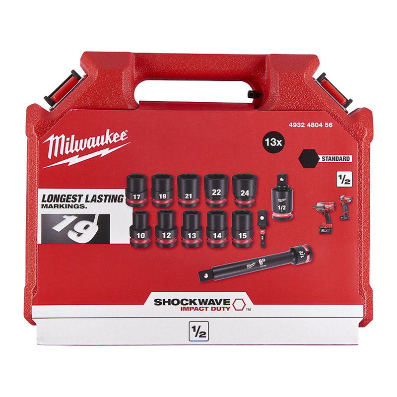 Milwaukee / Milwaukee doppenset Shockwave