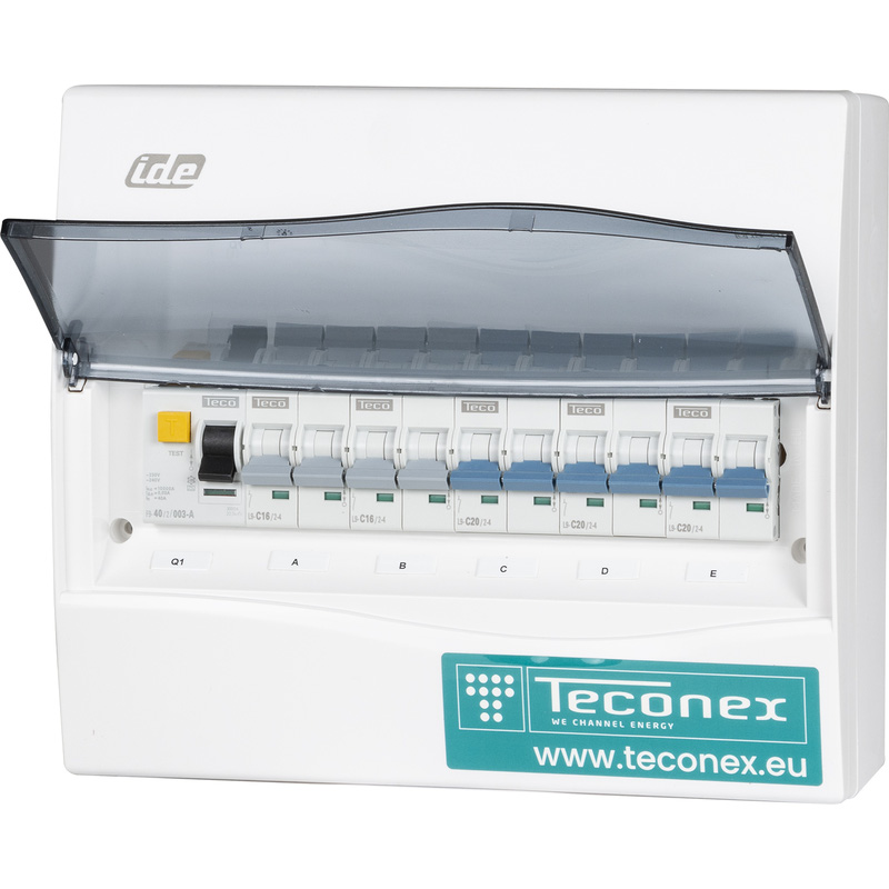Teco voorbedrade kast
