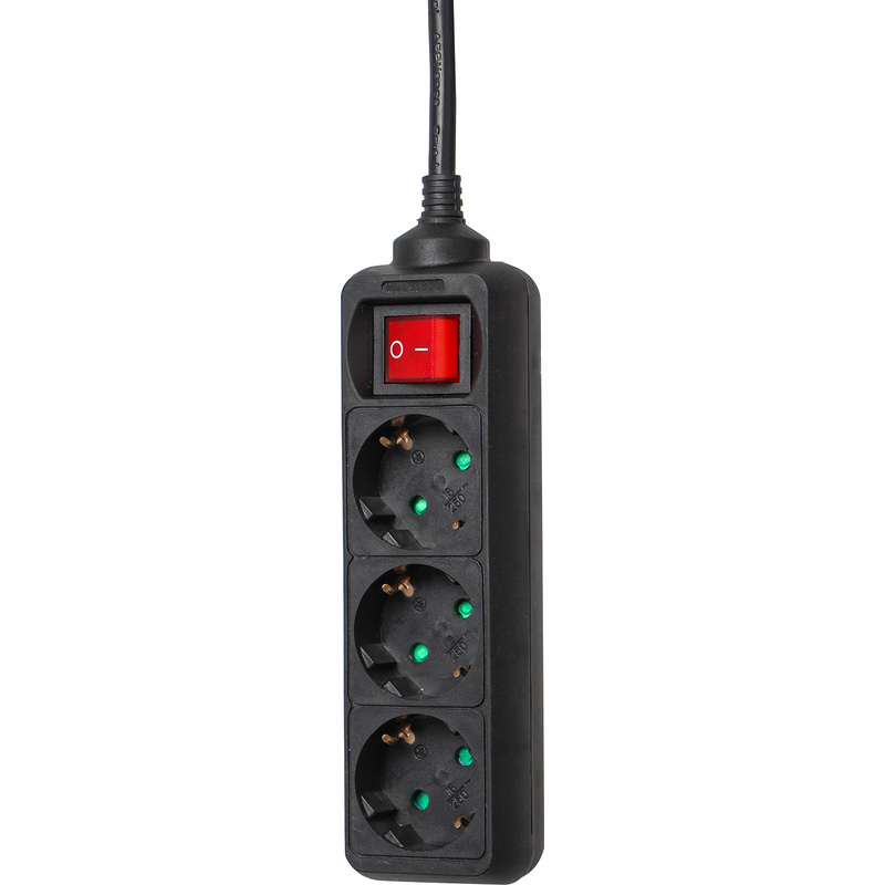 CableXpert / Tafelcontactdoos 3V RA schakelaar