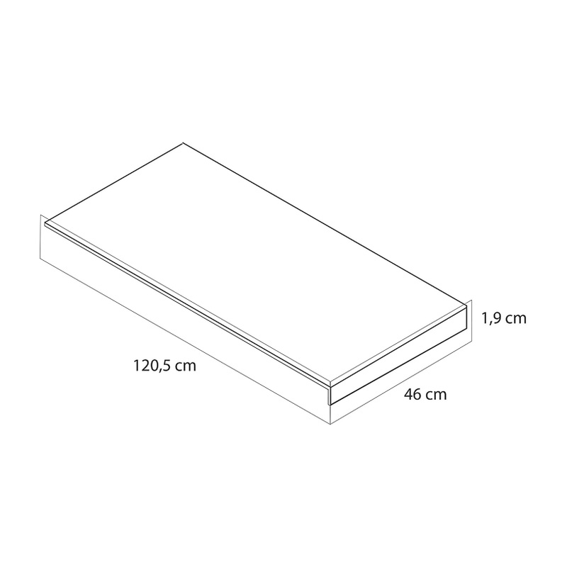 Tiger / Tiger Condo wastafelblad 120,5cm