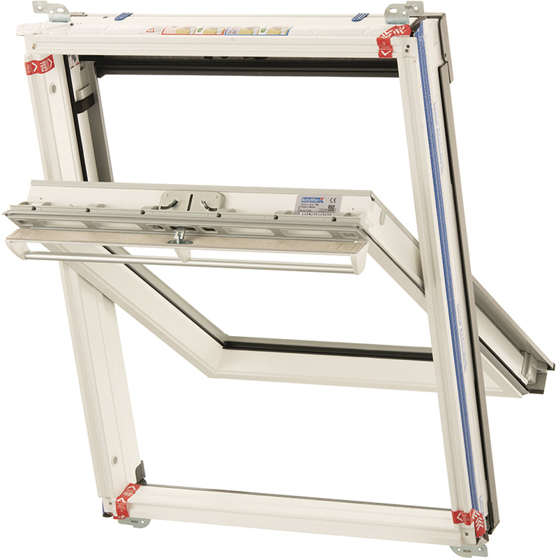 Keylite / Keylite dakraam grenen wit afgelakt WCP 09C T