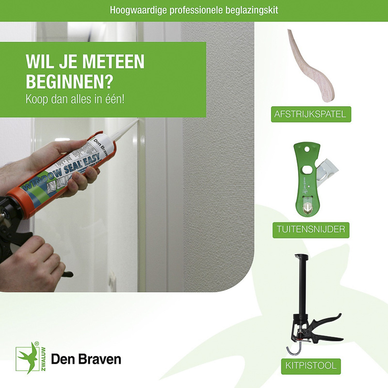 Zwaluw / Zwaluw Windowseal Easy beglazingskit