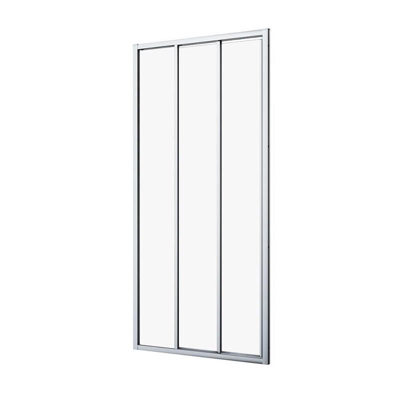 Sealskin / Sealskin Hooked driedelige schuifdeur 90x200cm, 6mm helder veiligheidsglas met antikalklaag