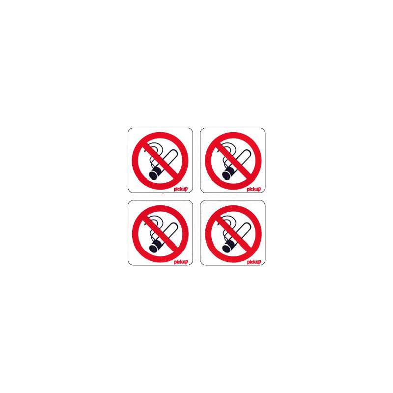 Sticker verboden te roken