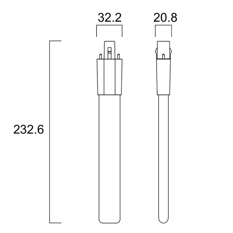 Sylvania ToLEDo LYNX S LED PL-lamp 2-pins