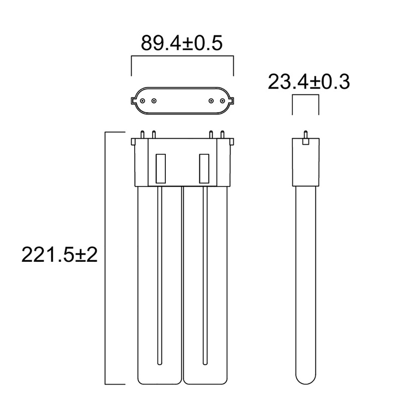 Sylvania ToLEDo LYNX F LED PL-lamp 4-pins