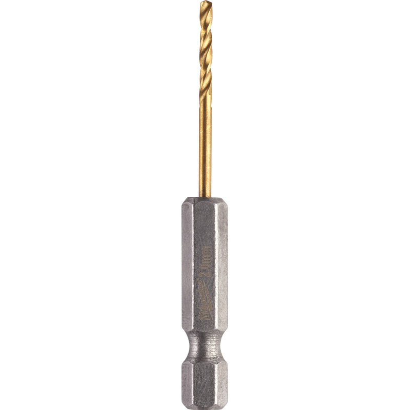 Milwaukee Metaalboor HSS-G Tin Red Hex shockwave