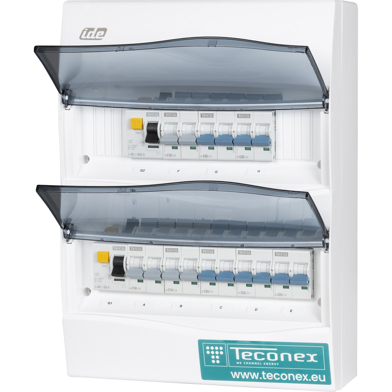 Teco voorbedrade kast