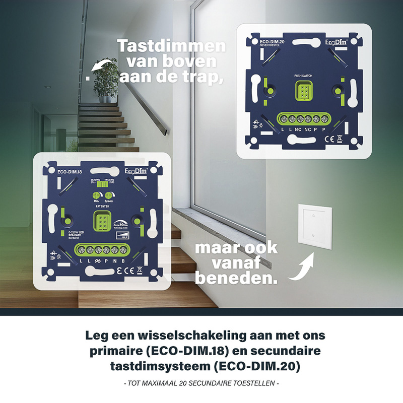 EcoDim / Eco-Dim.18 LED tastdimmer