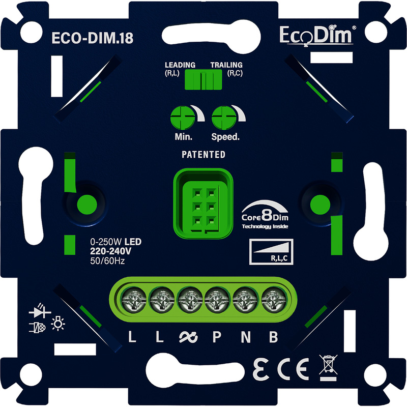 EcoDim / Eco-Dim.18 LED tastdimmer