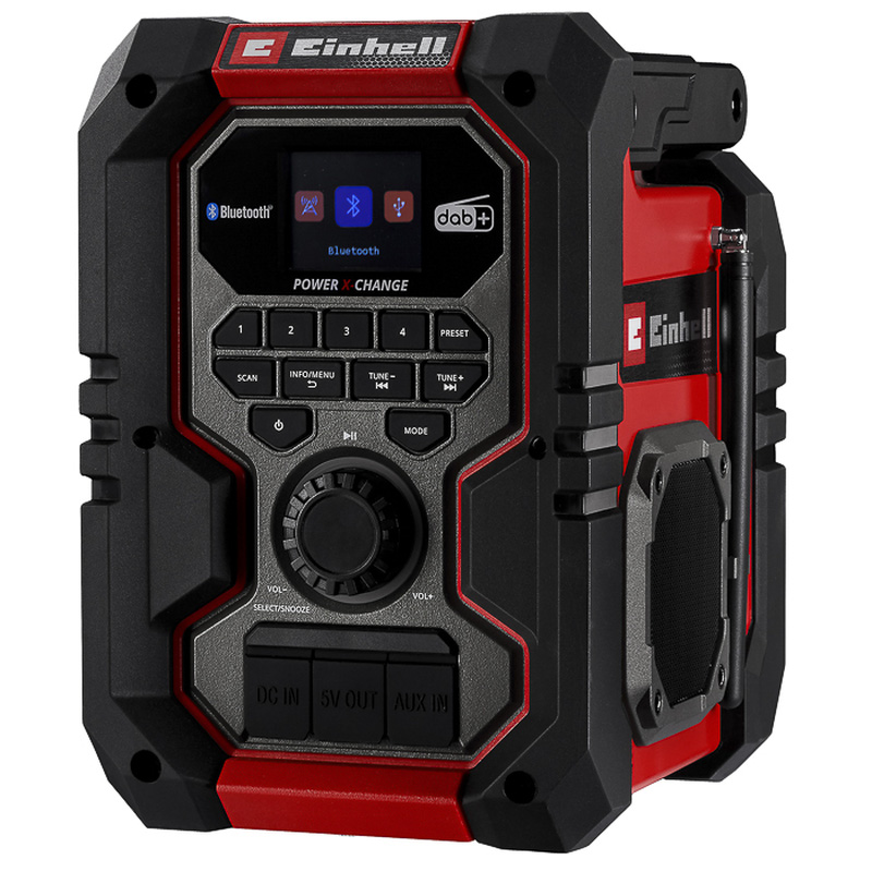 Einhell / Einhell TE-CR 18 Li DAB+/FM/BT Solo accu bouwradio (body)