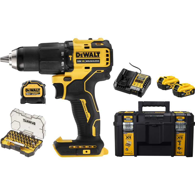 DeWALT DCD709 accu klopboormachine (DCZ100P2KT-QW)