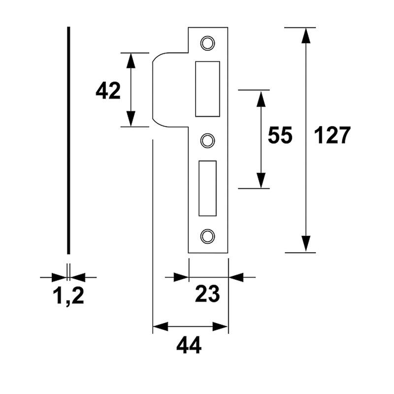 AXA / AXA sluitplaat
