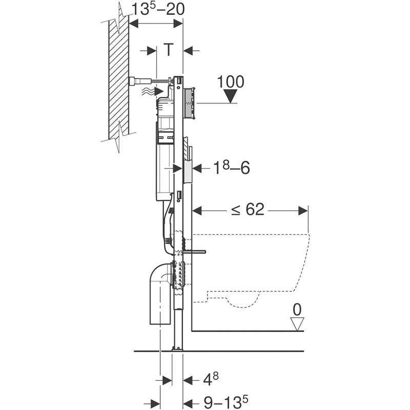 GEBERIT / Geberit Duofix UP320 met Sigma spoelreservoir