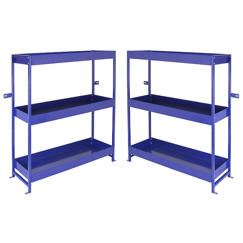 Monstershop / Bedrijfswageninrichting metaal met bakken