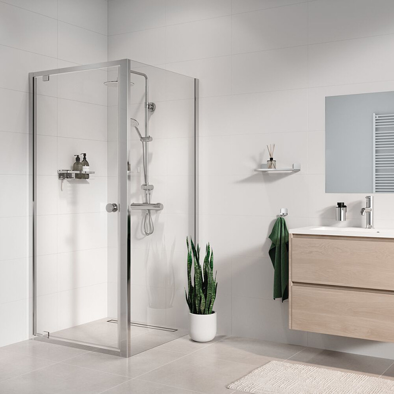 Sealskin / Sealskin Seev zijwand 80x195cm, 6mm helder veiligheidsglas