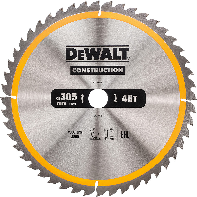 DeWALT Construction cirkelzaagblad