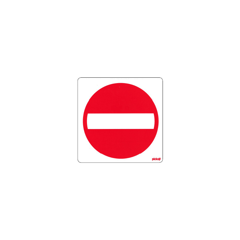 Sticker verboden toegang