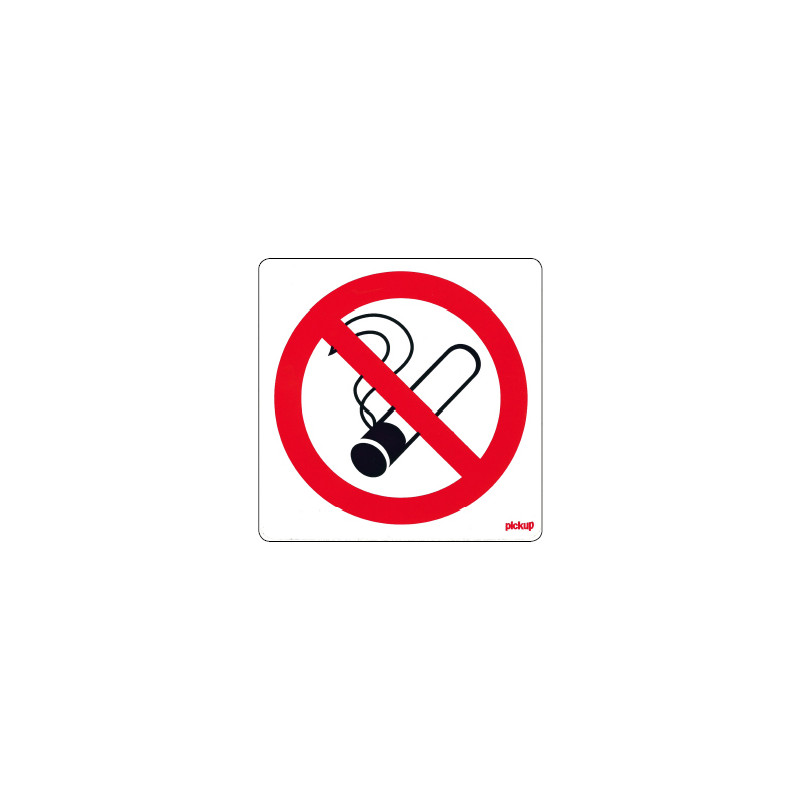 Sticker verboden te roken
